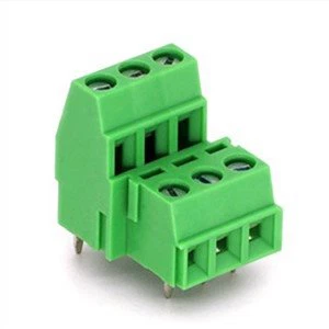 Blok Terminal PCB dengan Lubang Sekrup